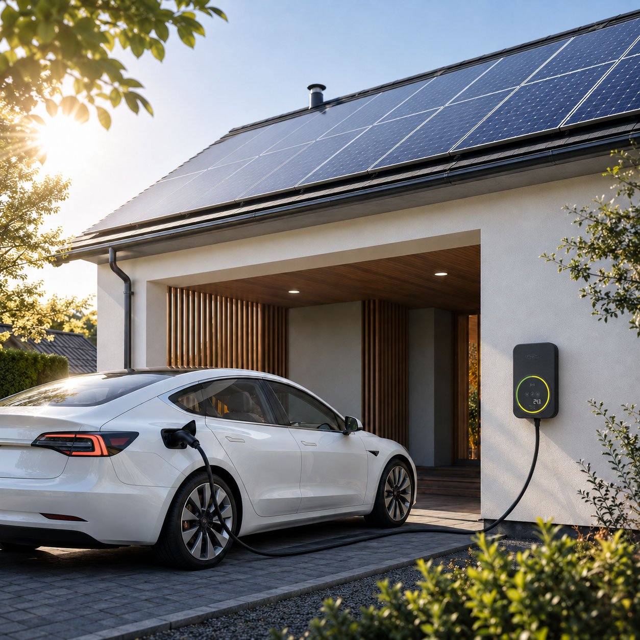 E-Auto mit Solarstrom laden 2 E-Auto mit Solarstrom laden